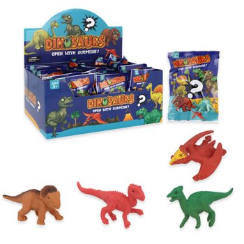 Blind Bag / Surprise Bag - Theme: Dinosaurs in Display (60 pcs.)