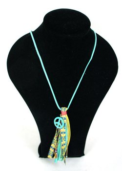 Turquoise Necklace Ibiza Style (1 pc)