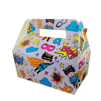 Superhero Kids Meal Boxes - 22.5 x 12 x 9.5 cm (24 pcs)