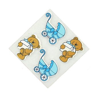 Decorative Stickers - Baby Blue (Pack of 20)