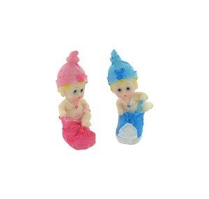 Baby in Shoe Decoration 7 cm (16 pcs)