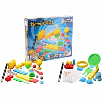 MAGIC TRICKS - LARGE MAGIC BOX WITH 12 TRICKS