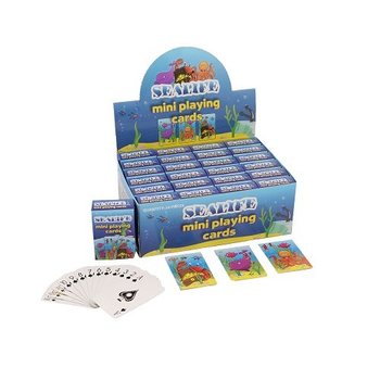 Mini Playing Cards – Sea Life Model in Display (24 pcs)