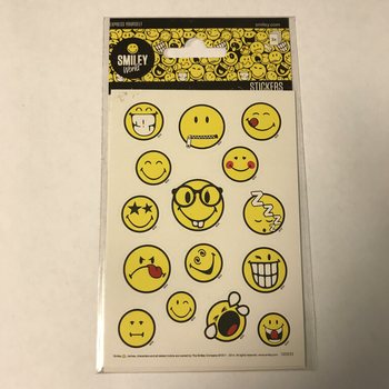 STICKERVEL: SMILEY'S, Dim. 16 x 9 cm. (10pcs)