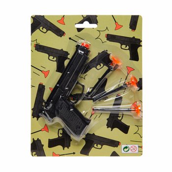 Toy Gun with 3 Suction Cups on Card (12 pcs.)