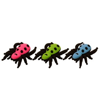 SPIDER ERASERS IN DISPLAY (84pcs.)