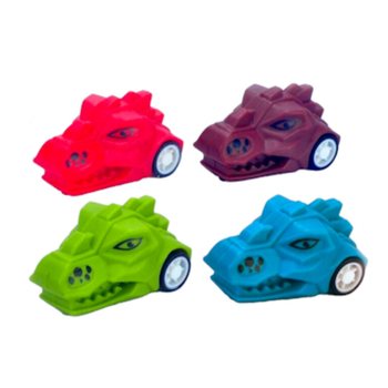 Pull Back Dinosaur Head in Display (50 pcs)