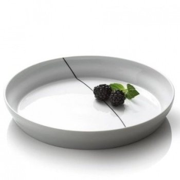 MENU - BLACK CONTOUR QUICHE DISH 26 CM (1 pc.)