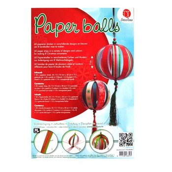 MAKE YOUR OWN DECORATION BALLS making kit (12st).