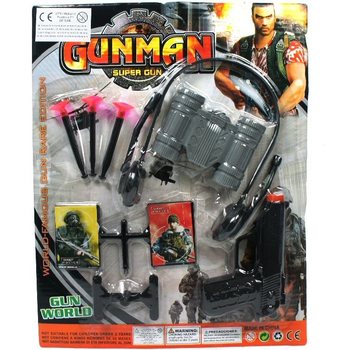 Police Toy Set on Card - Model 2 (6 pcs)