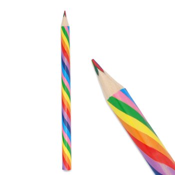 RAINBOW PENCILS IN DISPLAY (72 pcs.)
