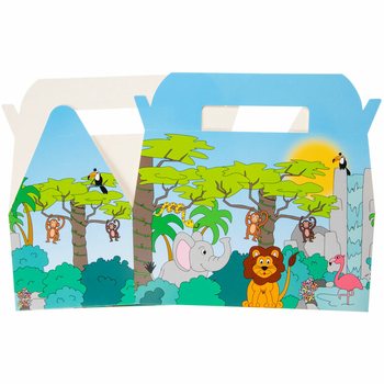 MENUBOX JUNGLE - 22.5 x 12 x 9.5 Cm. (24pcs)