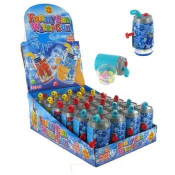Small Water Pistol with Candy (24 pcs)