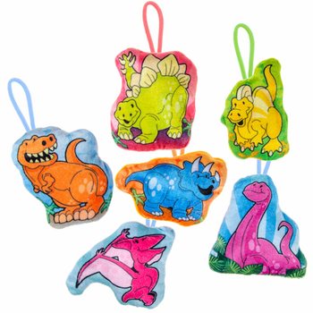 MIX PLUSH DINOSAURS - 13.5 Cm. (24pcs)