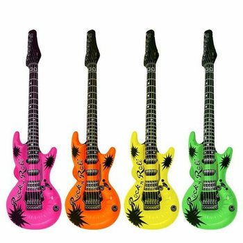 INFLATABLE GUITAR - MIX COLORS (12pcs)