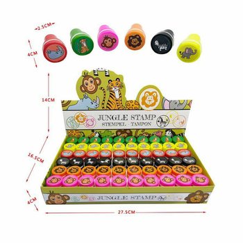 Jungle Animal Stamps in Display (60 pcs)