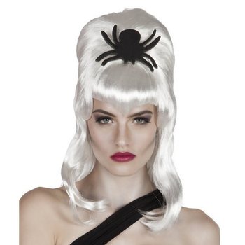 WIG - WHITE HAIR WITH SPIN (1p.)
