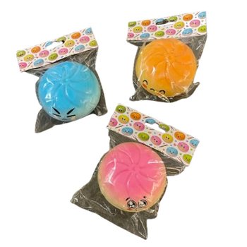 RAGE - Squishy Dumplings LARGE (9 x 9 x 4 cm) - Viral 2026 Fidget Toy - WITH HEADERCARD (24 pcs)