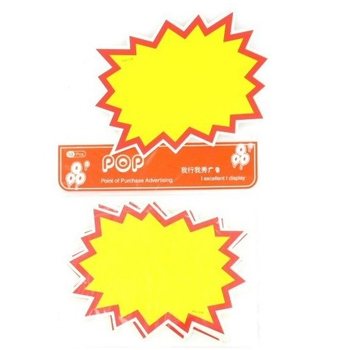 PROMOTIONAL SALE SIGNS - MODEL 4 (10 pcs)
