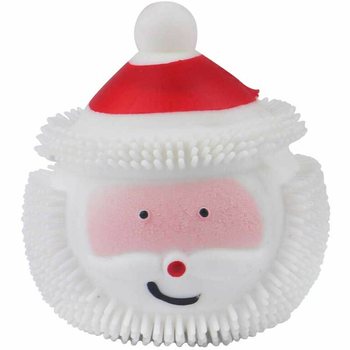 LUMINOUS SANTA PUFFER BALLS IN DISPLAY (12pcs)