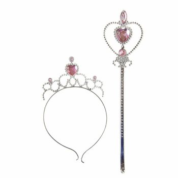 PRINCESS STAF + TIARA ON CARD (12 pcs.)