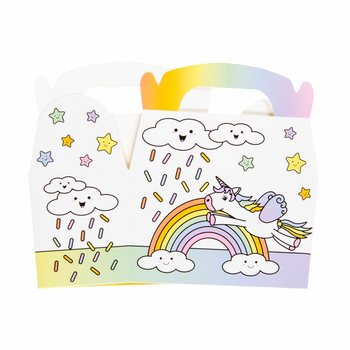 Unicorn Treat Boxes / Party Favor Boxes 12x12.5x6 cm (12 pcs)