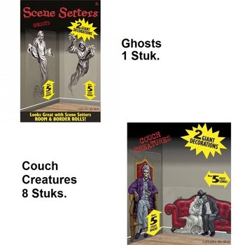 MEGA HORROR WALL DECORATION (9 pcs)