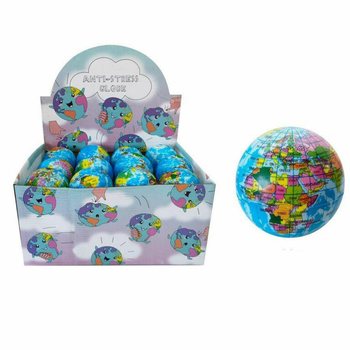 Globe Stress Balls Display (24 pcs)