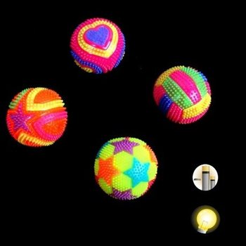 LUMINOUS FELGE COLORED SPIKEY SHAFT BALL (12pcs)