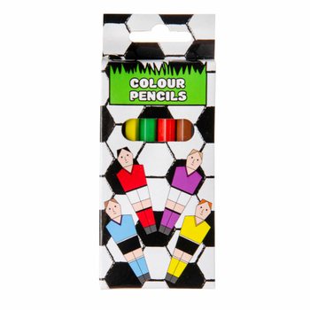 6-PIECE COLOURED PENCIL SET - FOOTBALLER (24 Pcs)