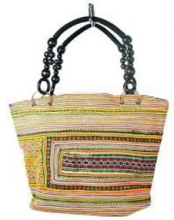 Art.nr: 97737 - B-FAIR Bag Beads Black/Rainbow (1pc)
