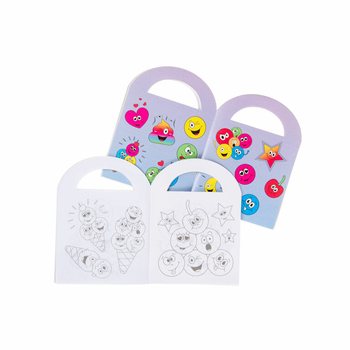 Small Smiley Coloring Books with Stickers (48 pcs.)