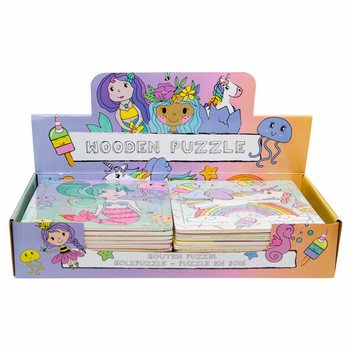 Wooden Girls Puzzles Display (24 pcs)