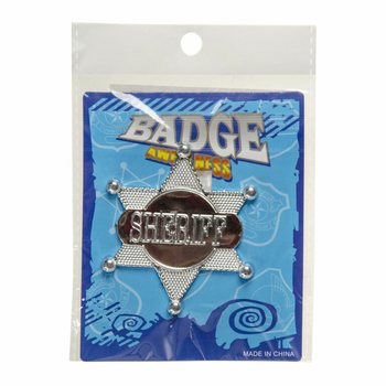 SHERIFF STAR ON CARD (48 pcs)