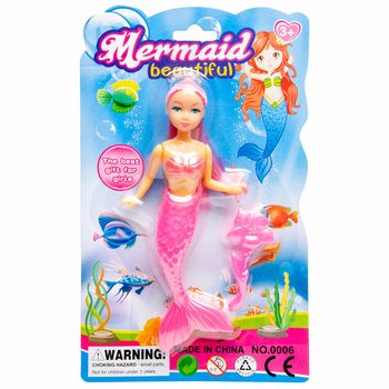 MERMAID Mermaid Doll on Card (12 pcs)