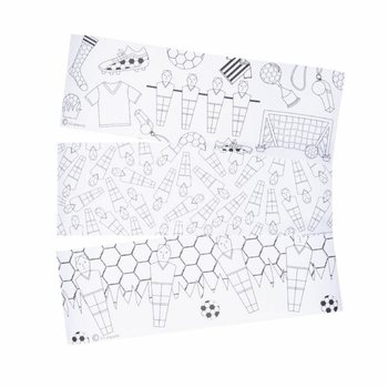 Footballers Colour-Your-Own Drinking Cup (2 Pcs.)