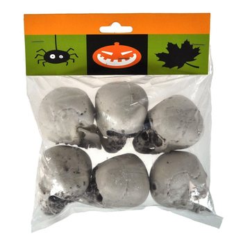 Decorative Skulls in Bag 6-Piece Set (6 bags)