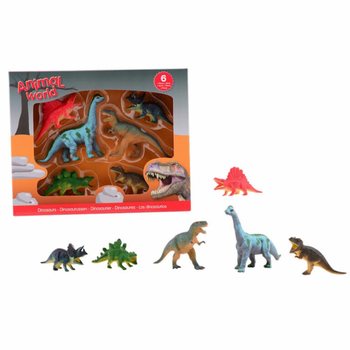 ANIMAL WORLD - Dinosaur Play Set (6 Figures)