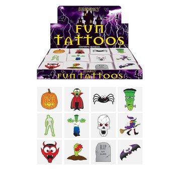 FUN TATOOS - MODEL HALLOWEEN (48packsx12st.)