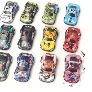 Metal Pull-Back Race Cars in Gift Bag (24 pieces)