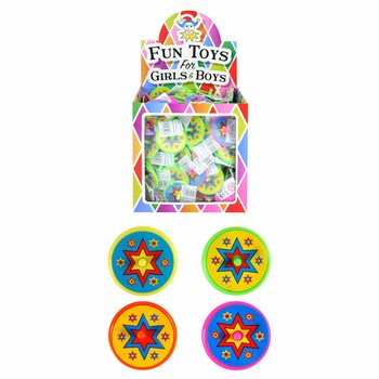 Small Lucky Dip Spinning Tops in Display (240 pcs.)