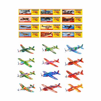 FOAM GLIDER PLANES (12 pcs)