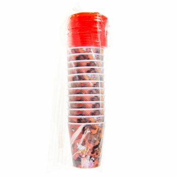 Farm Themed Drinking/Ice Cream Cups with Straw (12 pcs)