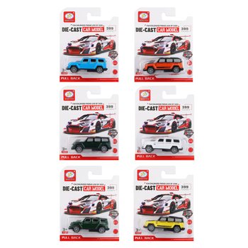 PULL BACK 4x4 CARS ON CARD (12pcs.)