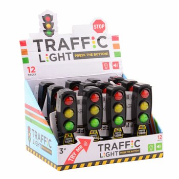 Toy Traffic Light with Light & Sound - Display (12 pcs)
