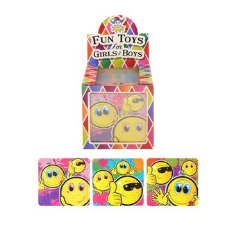 PUZZLE - SMILEY, 13 x12 Cm. IN DISPLAY (108 pcs.)
