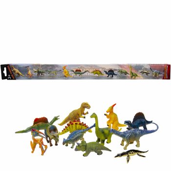 ANIMAL WORLD - ASSORTED DINOSAUR PLAY FIGURES (12 Pcs)