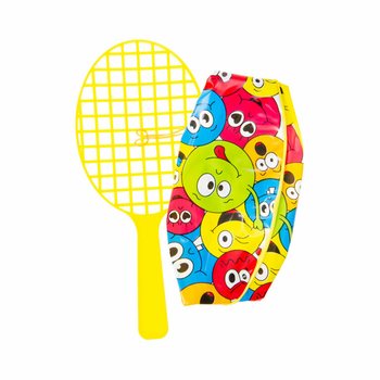 PADDLE RACKET WITH BALL - SMILEY (12 pcs.)