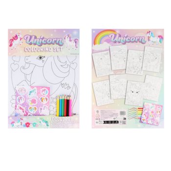LARGE COLOR SET - MODEL: UNICORN - Dimensions 22x30x1 CM (12 pcs.)