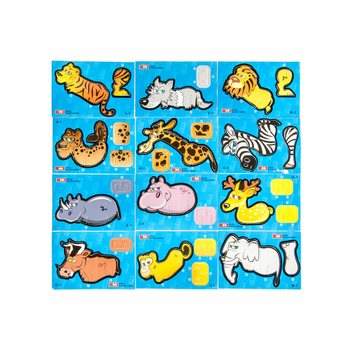 3D PUZZLE WILD ANIMALS (48pcs)